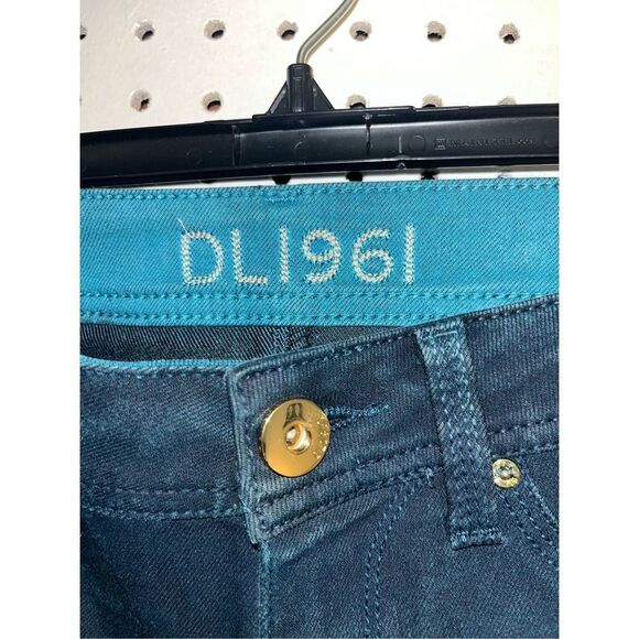 DL1961 Jeans 25 Emma Bali Legging Skinny 4 Way Stretch 360 Transition Teal - Picture 5 of 11